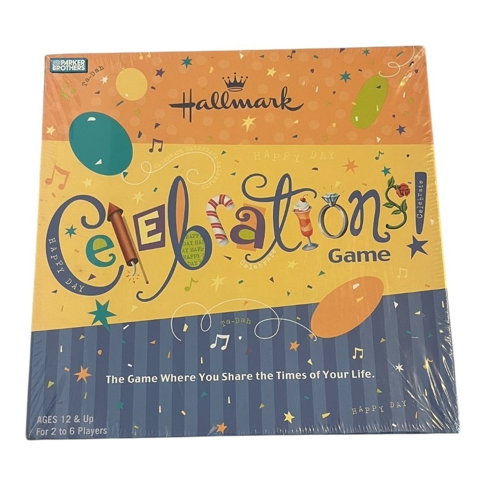 Parker Brothers Hallmark Celebrations Game Trivia Board Game 2004 Sealed Vintage